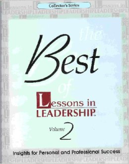 Image for The Best of Lessons in Leadership, Volume 2  Insights for Personal and Professional Success