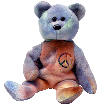 peace ty beanie baby